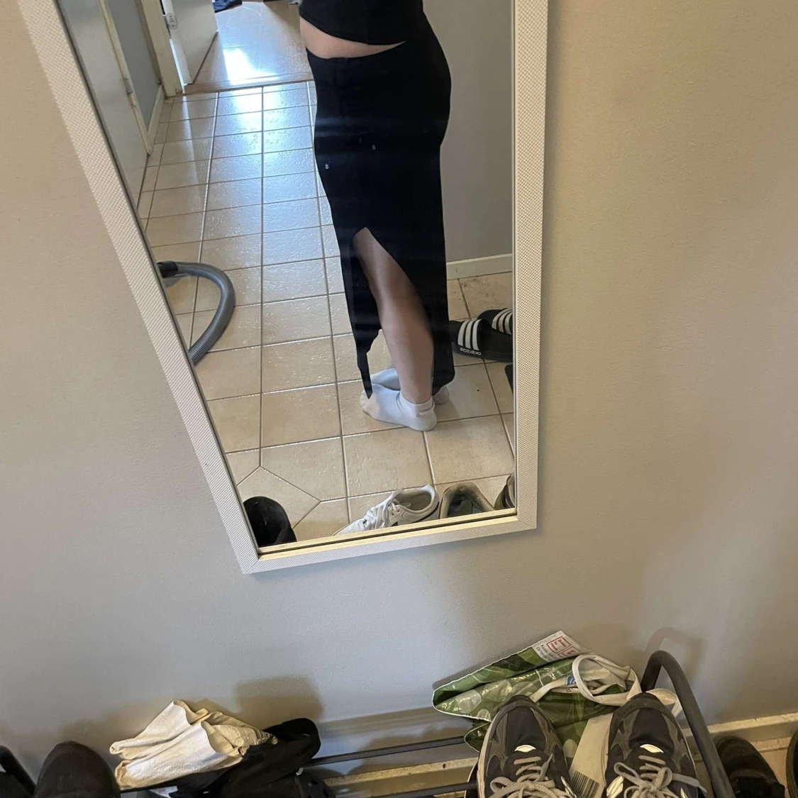 Svart långkjol från SHEIN - 1