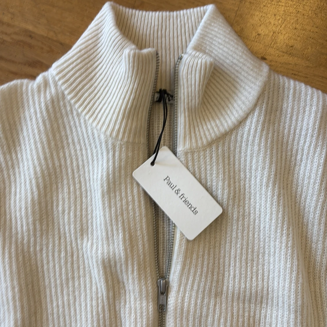 Vit ribbad tröja från Paul & Friends - 1