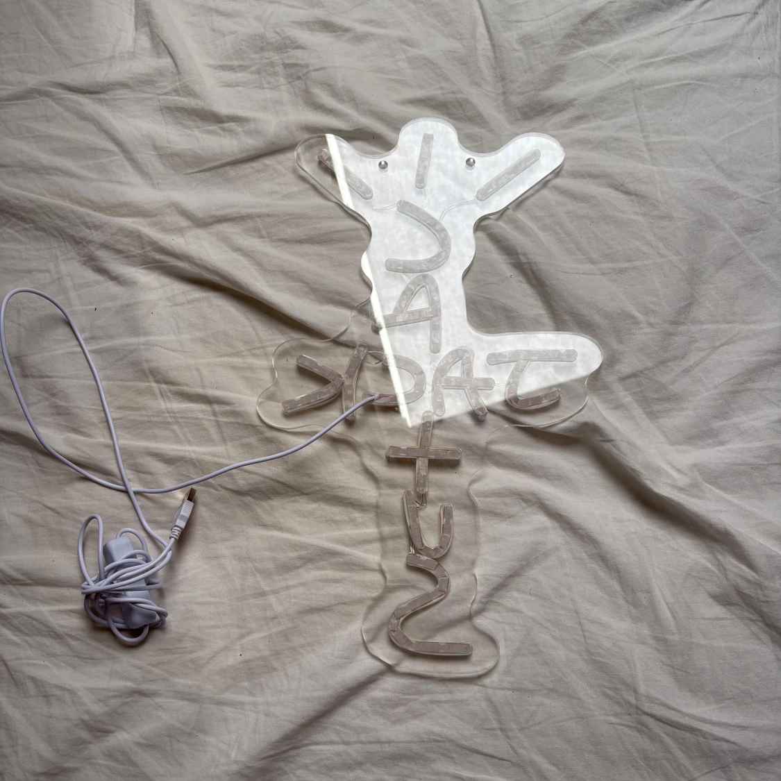 Travis Scott neon lampa - 3