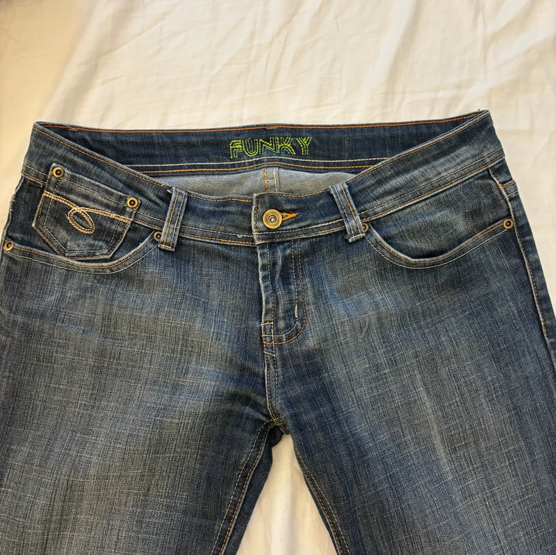 Low waist bootcut jeans💙 - 3