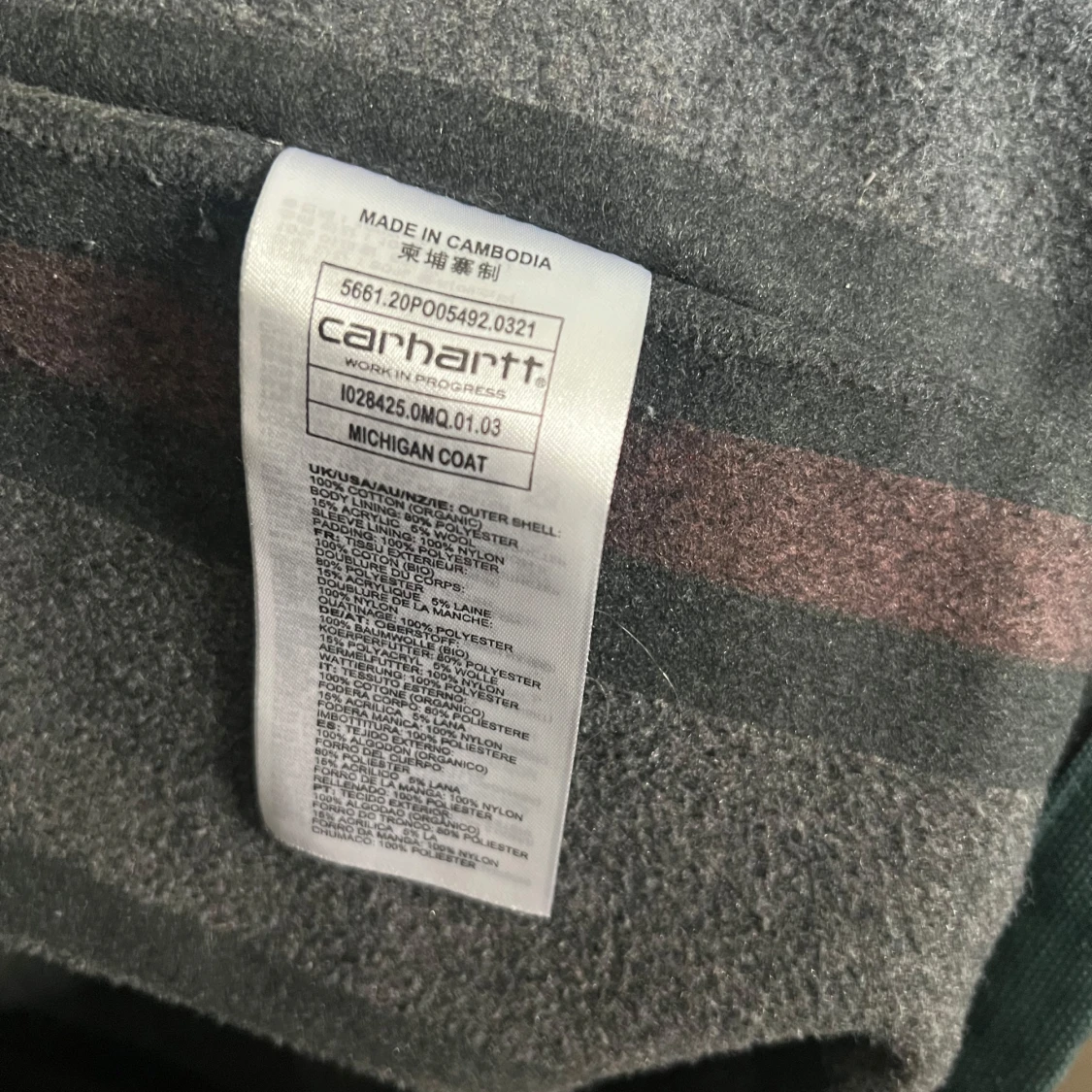 Grön Michigan Coat jacka från Carhartt - 2
