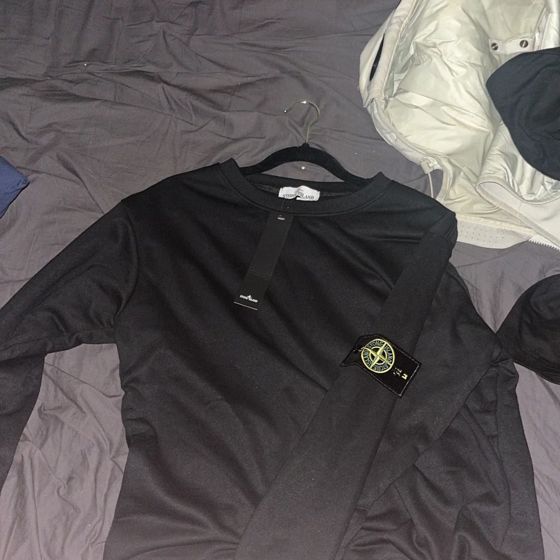 Svart långärmad tröja Stone Island - 3