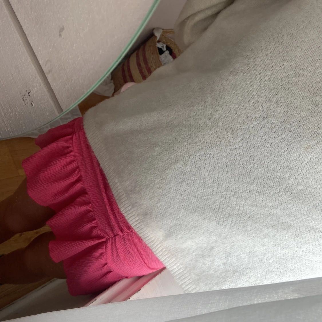 Rosa volangkjol från Gina Tricot