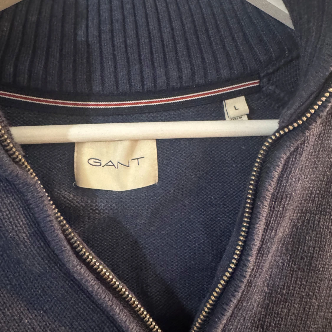 Blå tröja med dragkedja från GANT - 1