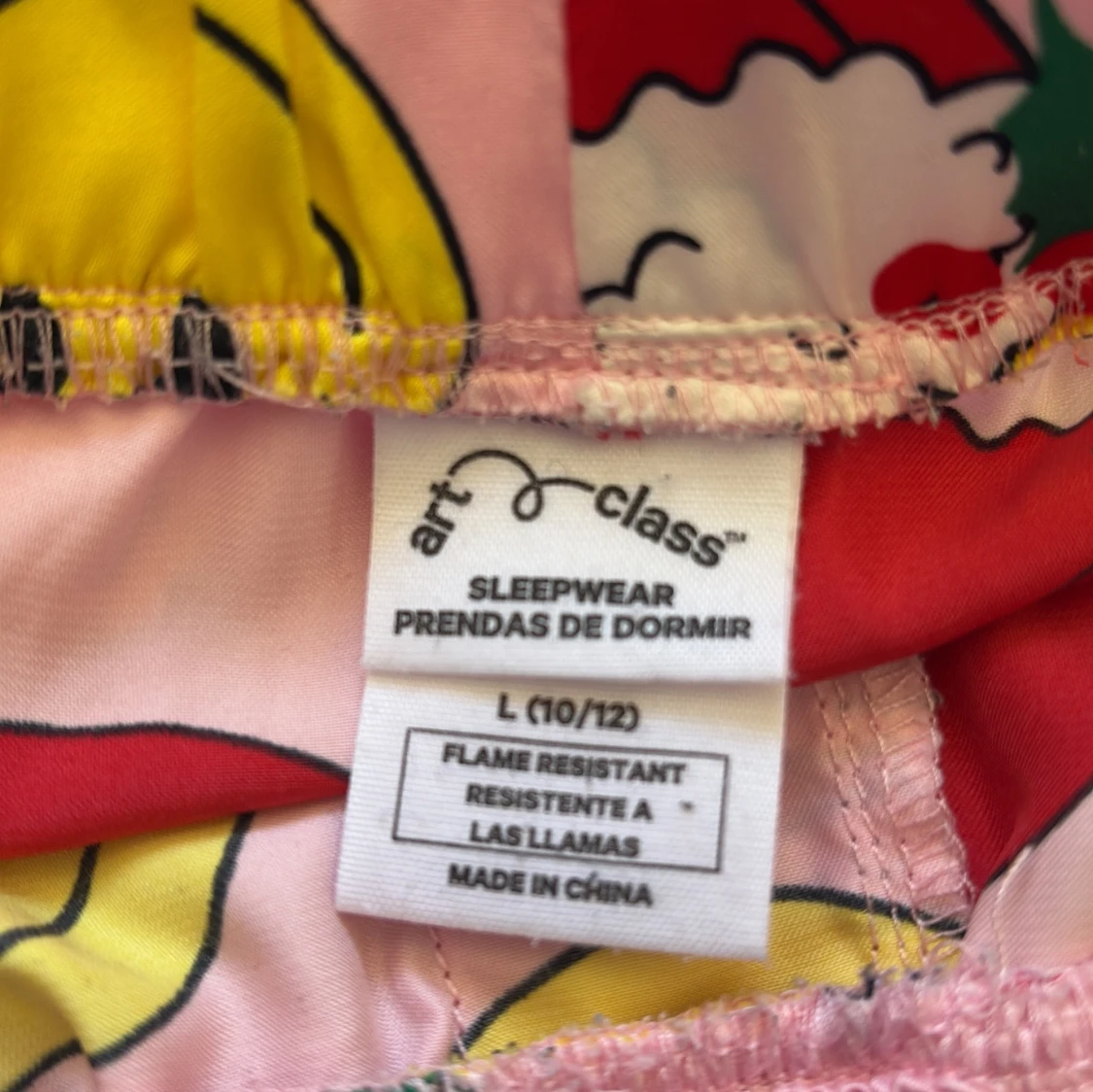 Rosa pyjamasshorts med julmotiv från Art Class - 2