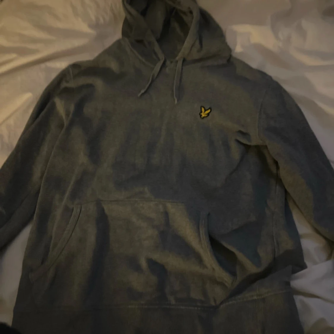 Grå hoodie från Lyle & Scott