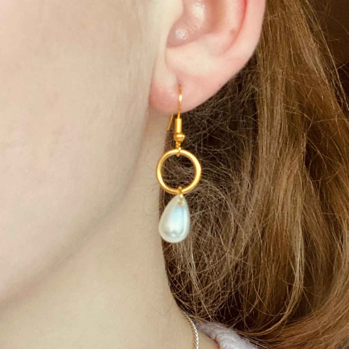 Örhängen med droppe