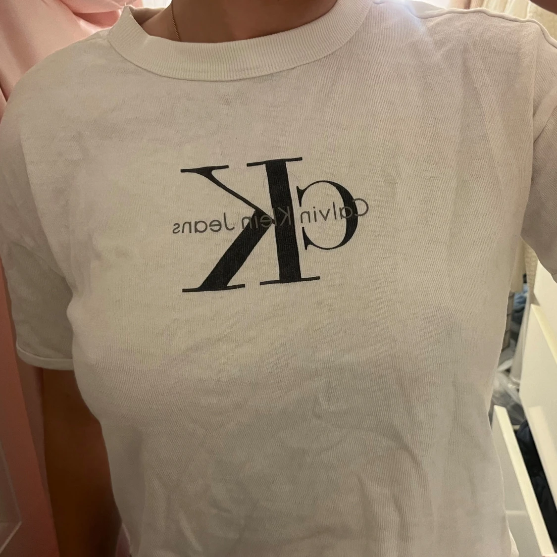 Vit t-shirt från Calvin Klein - 1