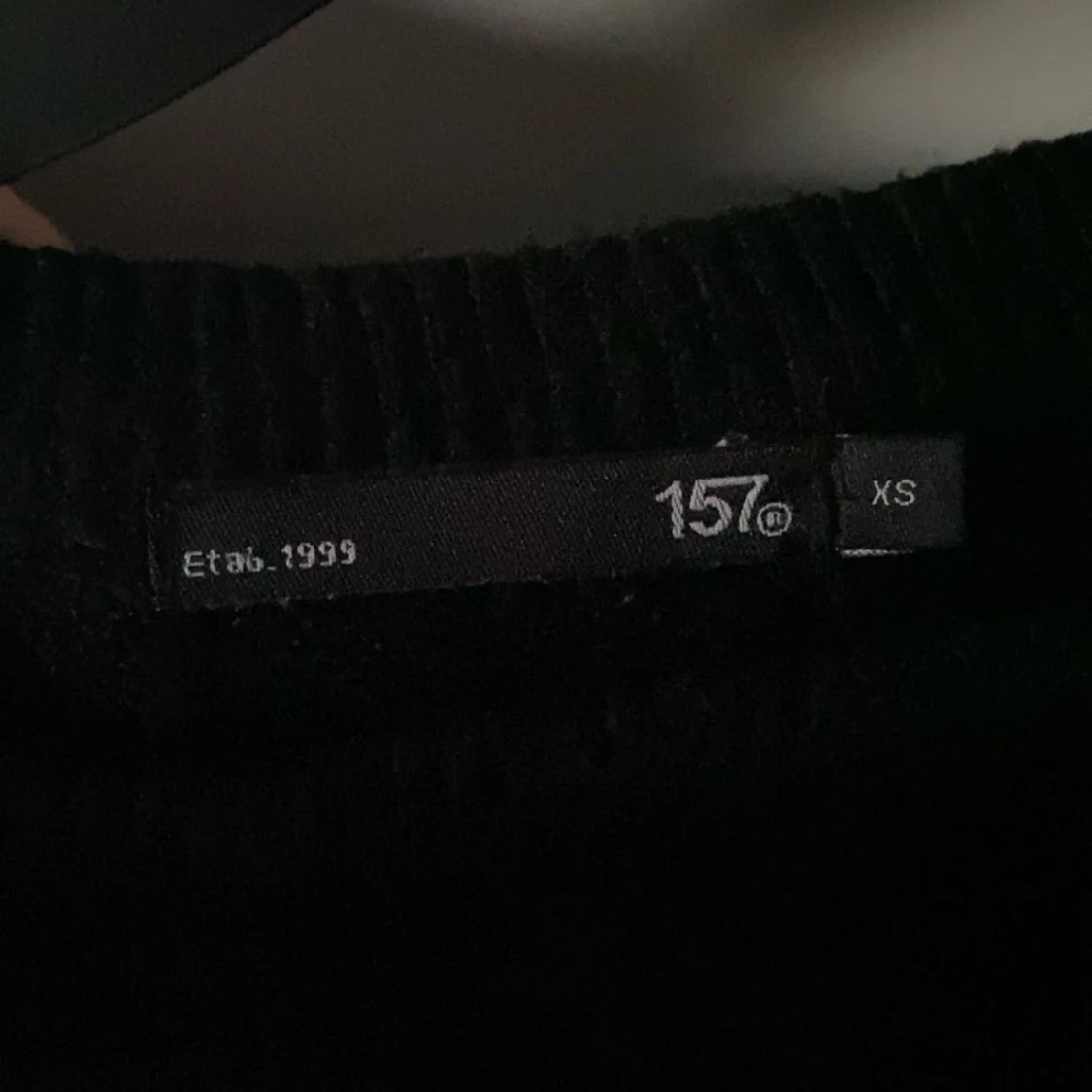 Svart croppad stickad tröja 157 - 3