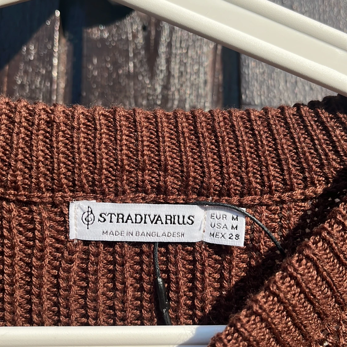 Randig stickad tröja från Stradivarius - 2