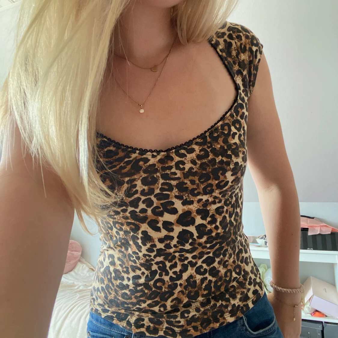 Leopardmönstrad topp från Nelly