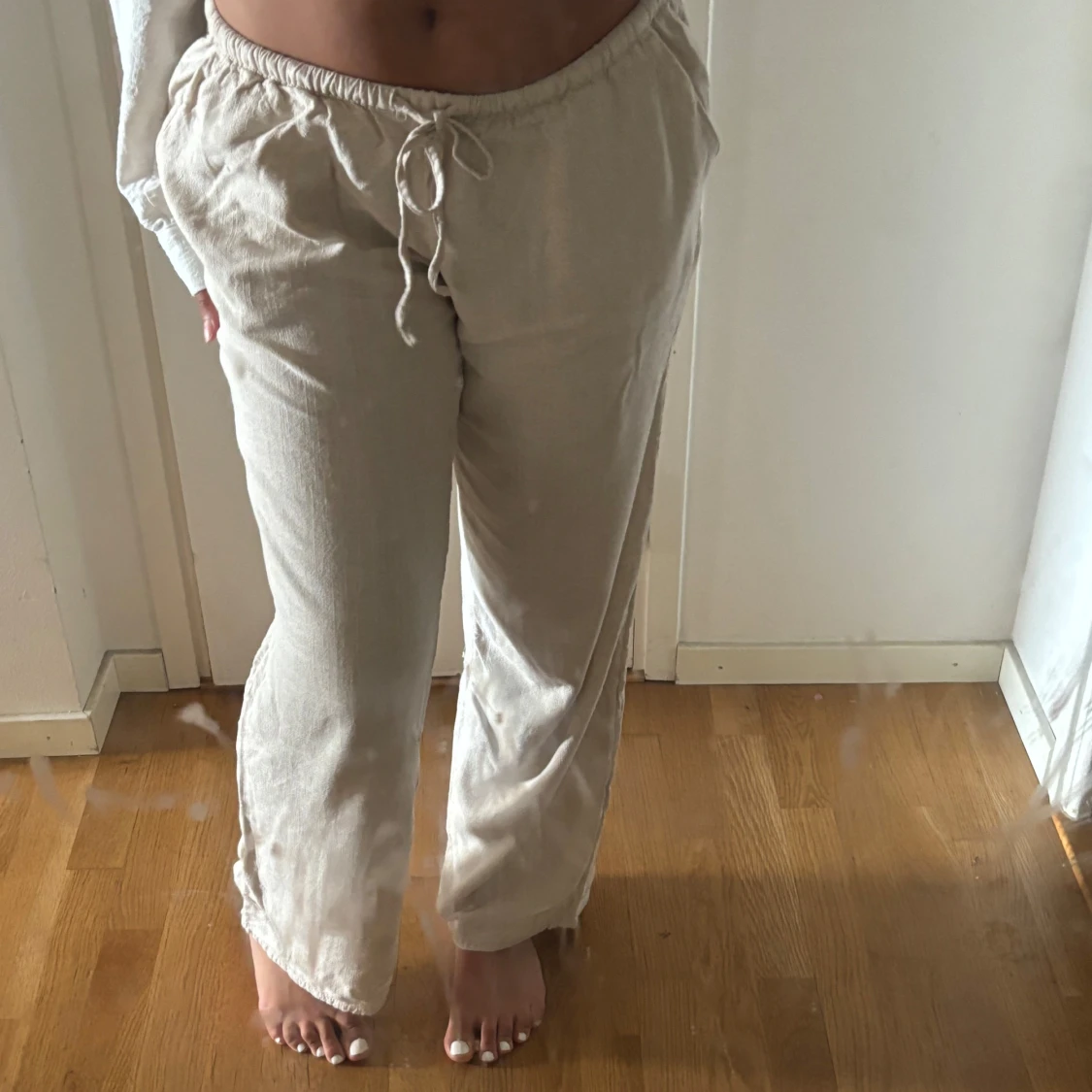 Linne byxor H&M