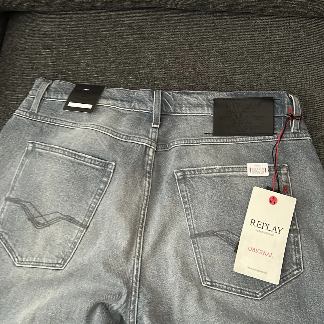 Replay ljusblå jeansbyxor - 3