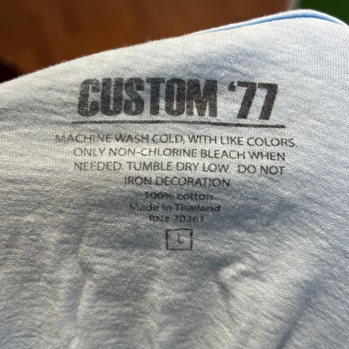 Ljusblå Barcelona 62 t-shirt från Custom '77 - 2