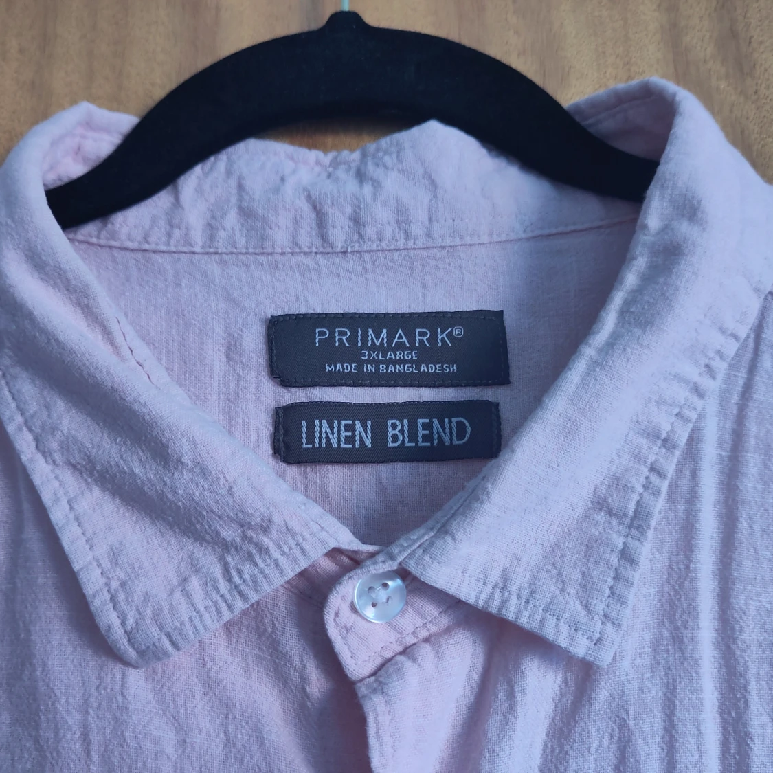 Ljusrosa linneskjorta från Primark - 1