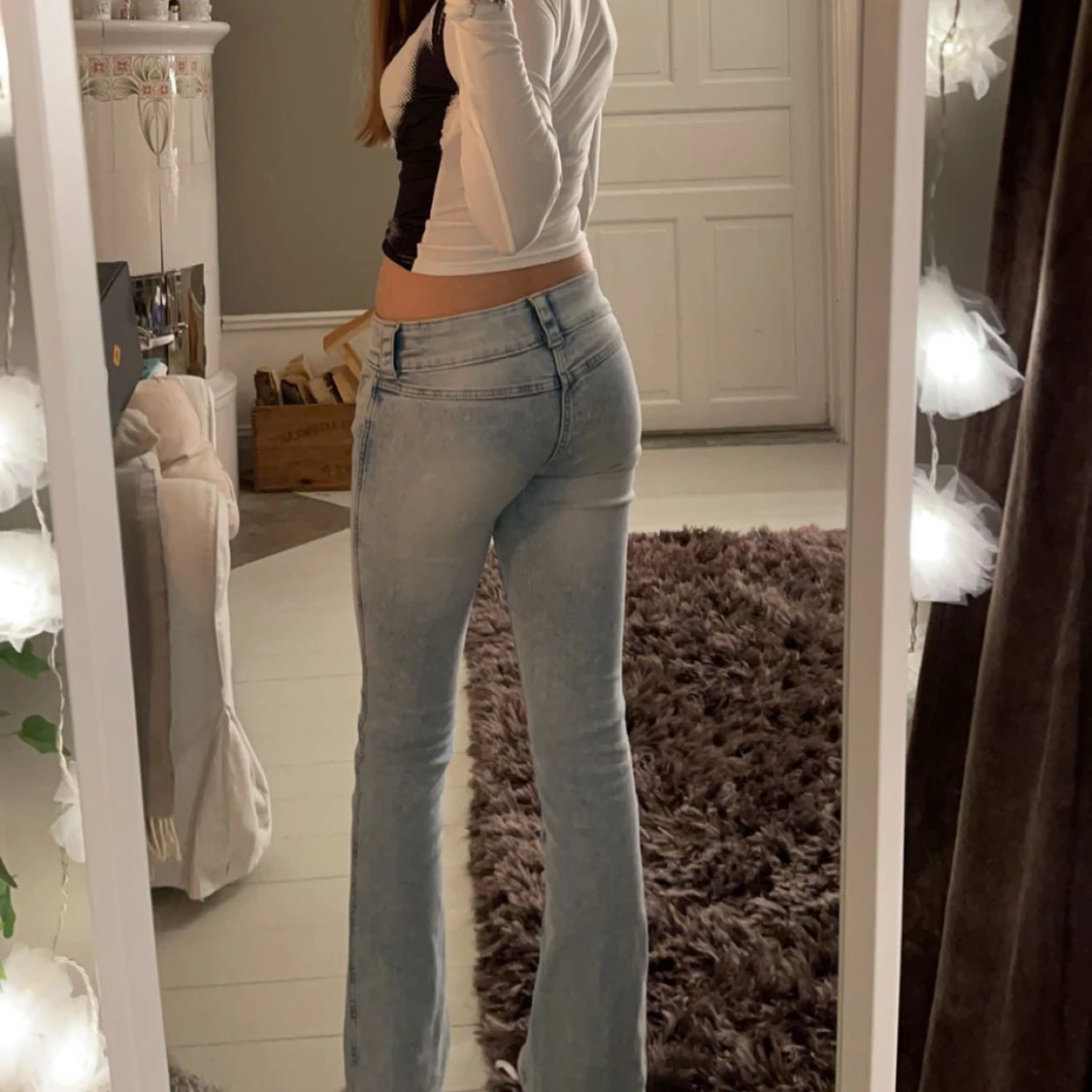 ”Lågmidjade” bootcut jeans🩷 - 1