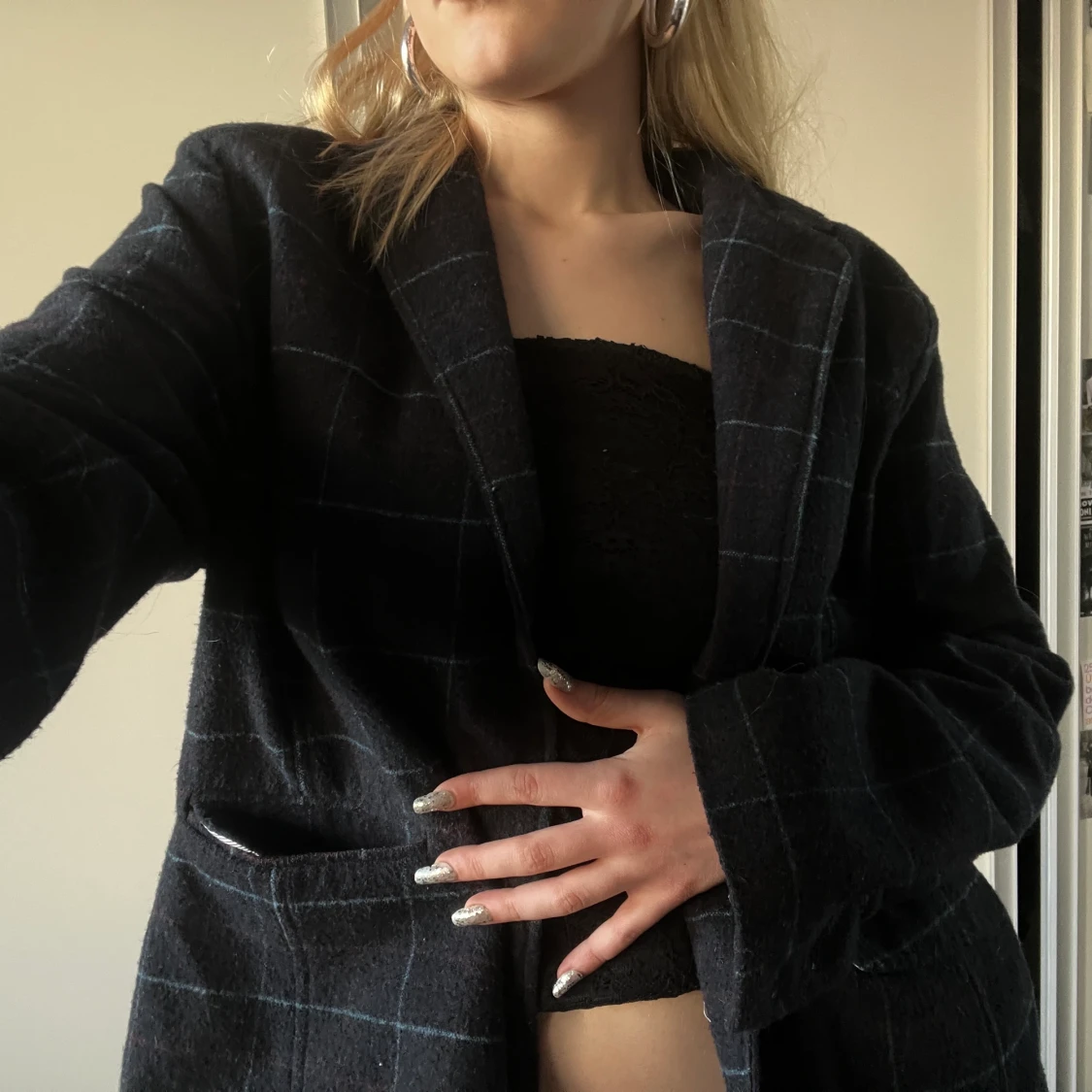 Rutig vårjacka - 90