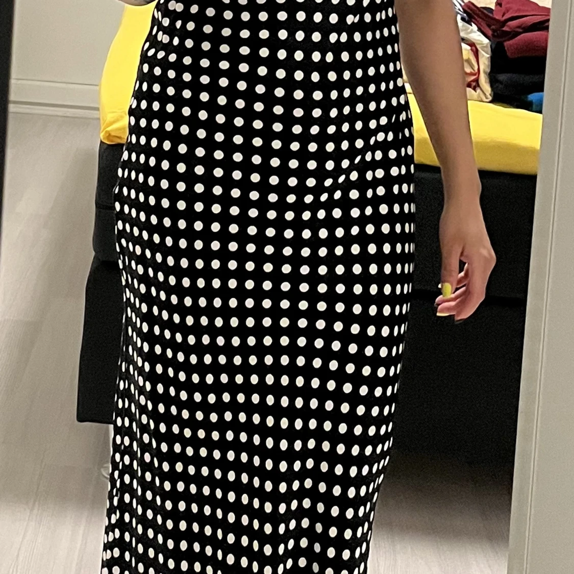 Satin Dress! Adjustable Strap! - 91