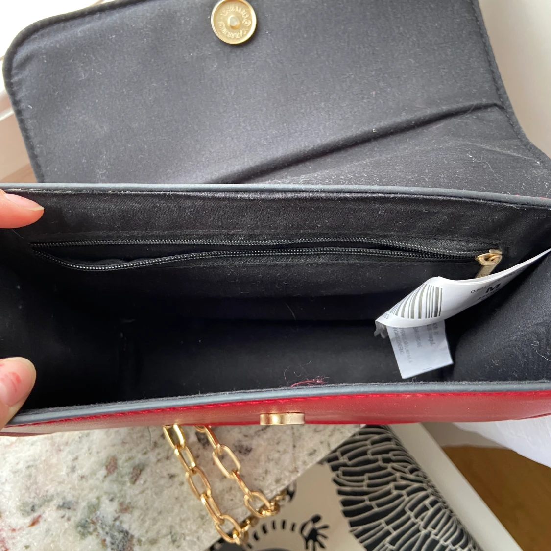 Superfin röd väska - 90