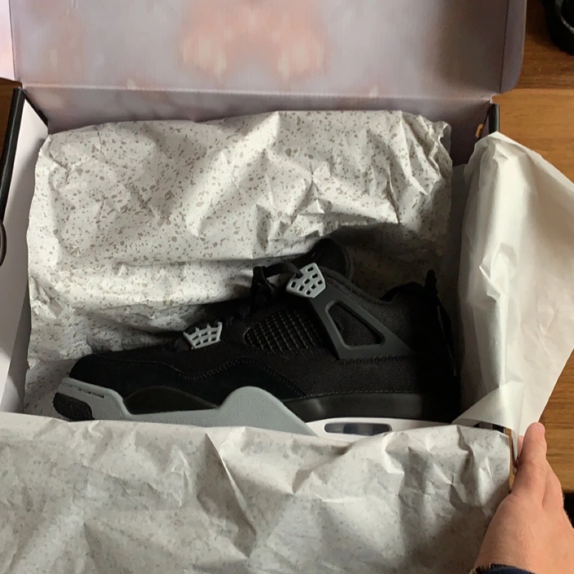 Jordan 4 black canvas  - 90
