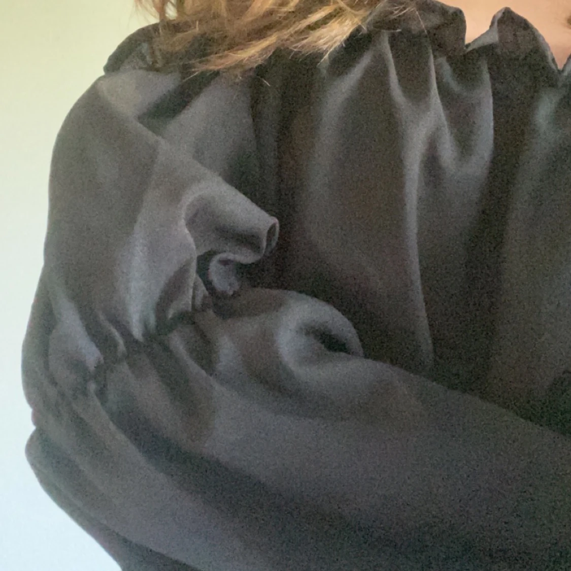 Svart fin blus  - 90