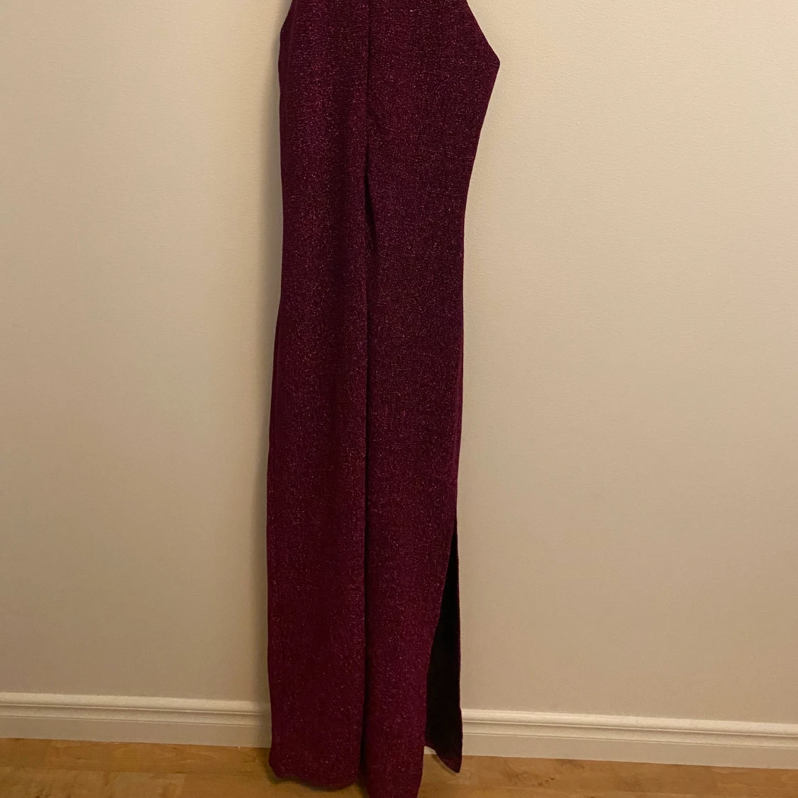 Rosa glittrig balklänning - 90