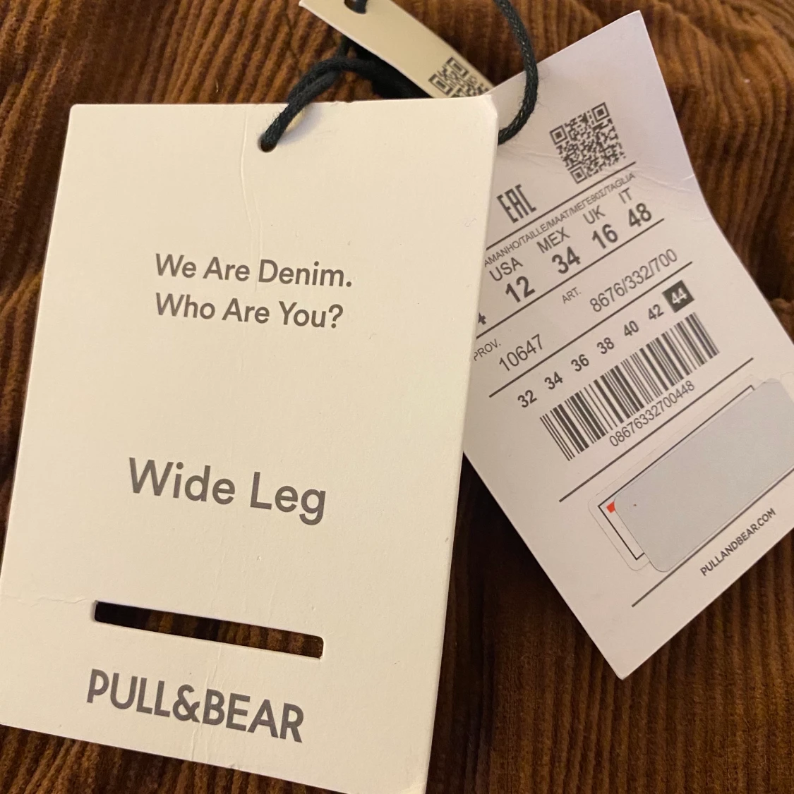 Bruna Manchesterbyxor  - 90