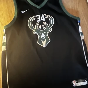Giannis Antetokounmpo Nike  - Storlek M Milwaukee Bucks Linné med Giannis Antetokounmpo på ryggen 