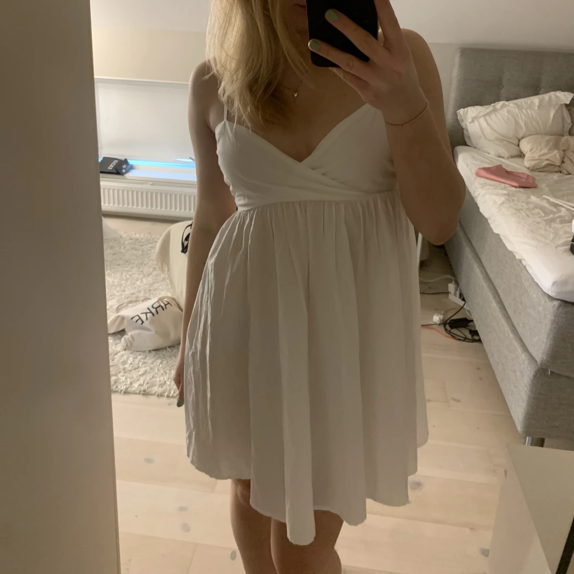 Vit klänning  - 90