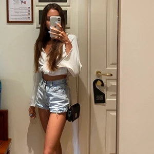 Zara vit topp S - Använd 2 gånger 