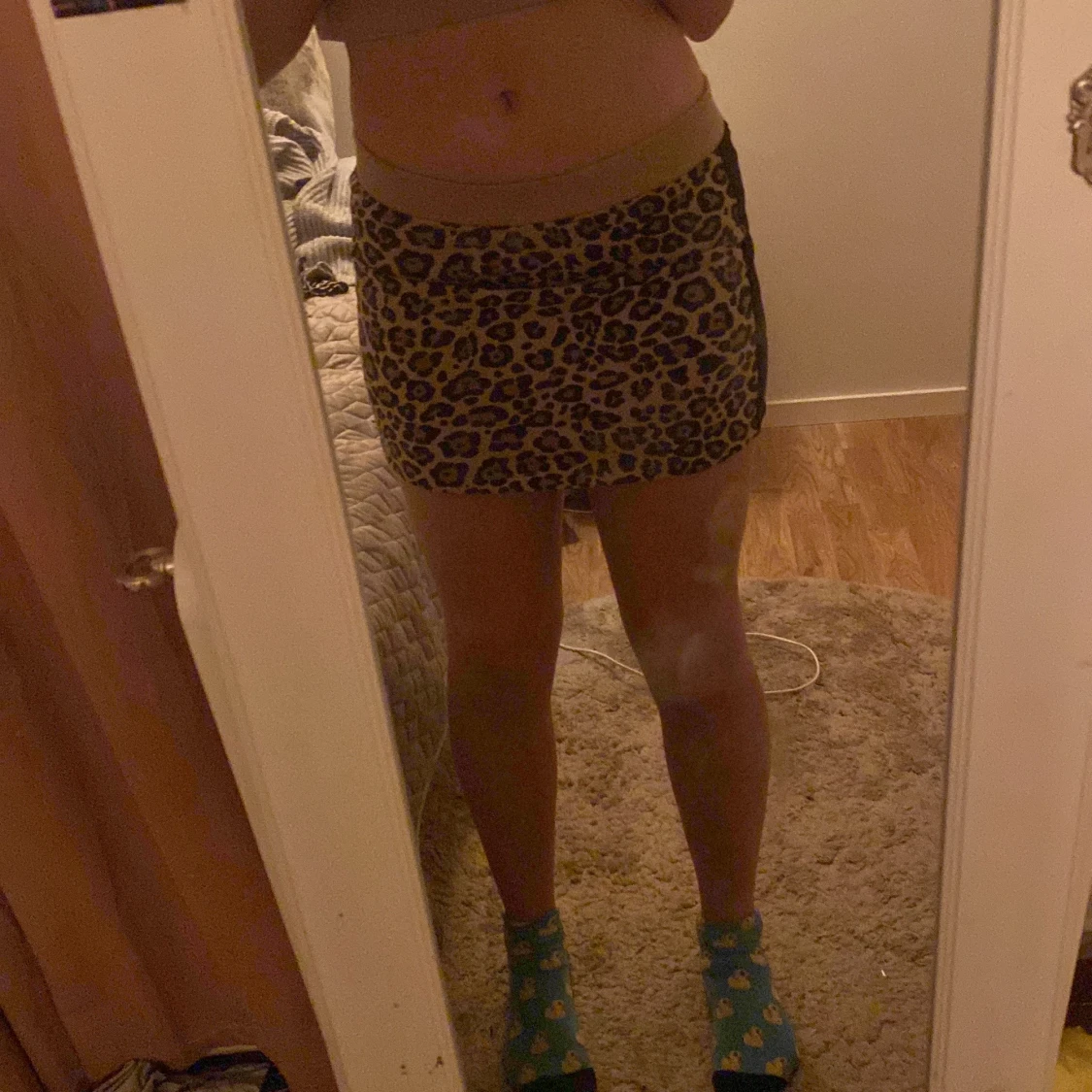 Leopard mönstrad kjol - 91