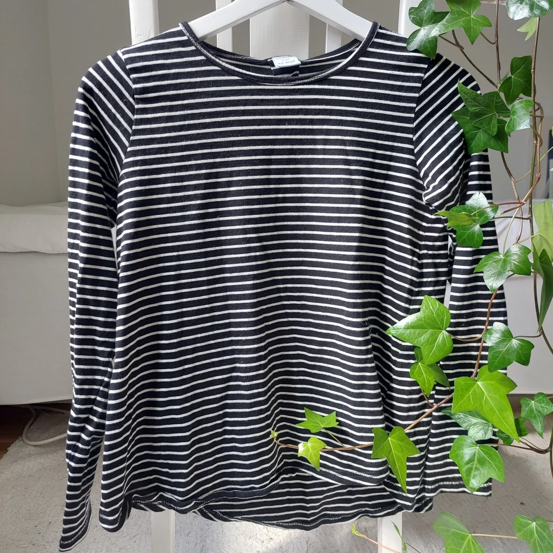 Randig långärmad tröja