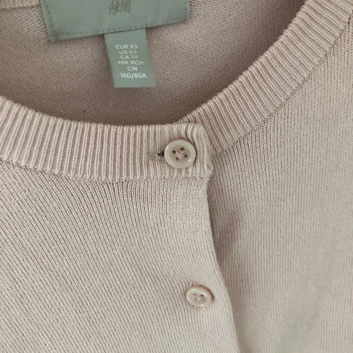 Finstickad hm kofta i strl Xs - 91