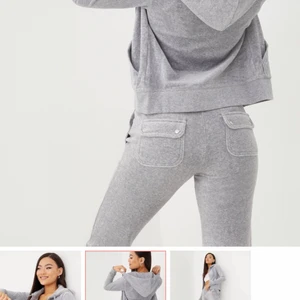 Juicy sett - Hej, säljer min systers juicy sett! Använda 1 gång gråa tröja och byxor egna bilder kan fås. Kan sälja 1 och 1 men helst i kitt:) bud kan ges storlek M kan passa S/L  ! Frakt 66kr spårbart!