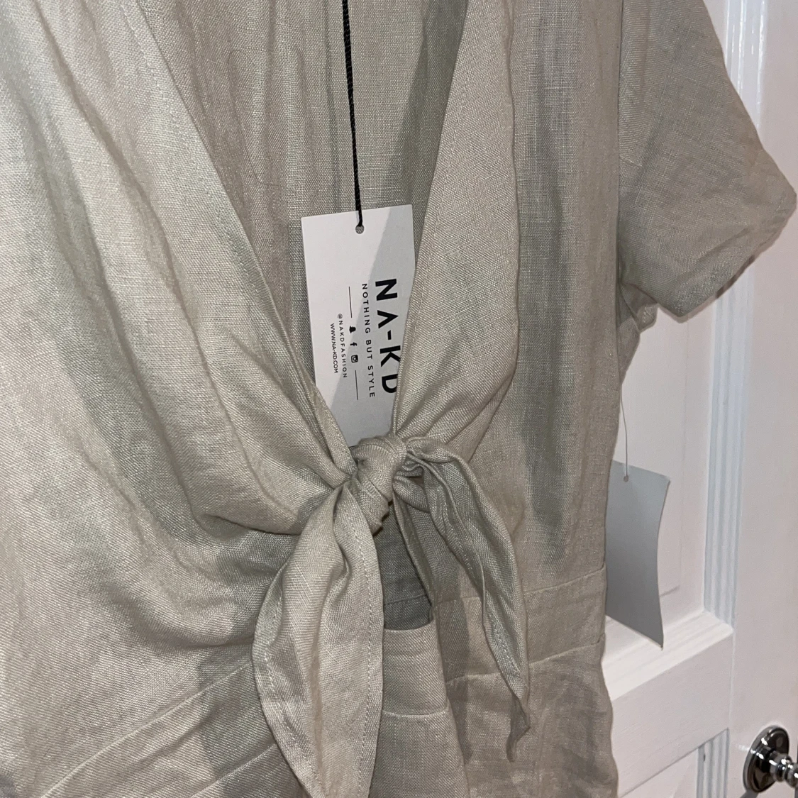 Linne klänning  - 90