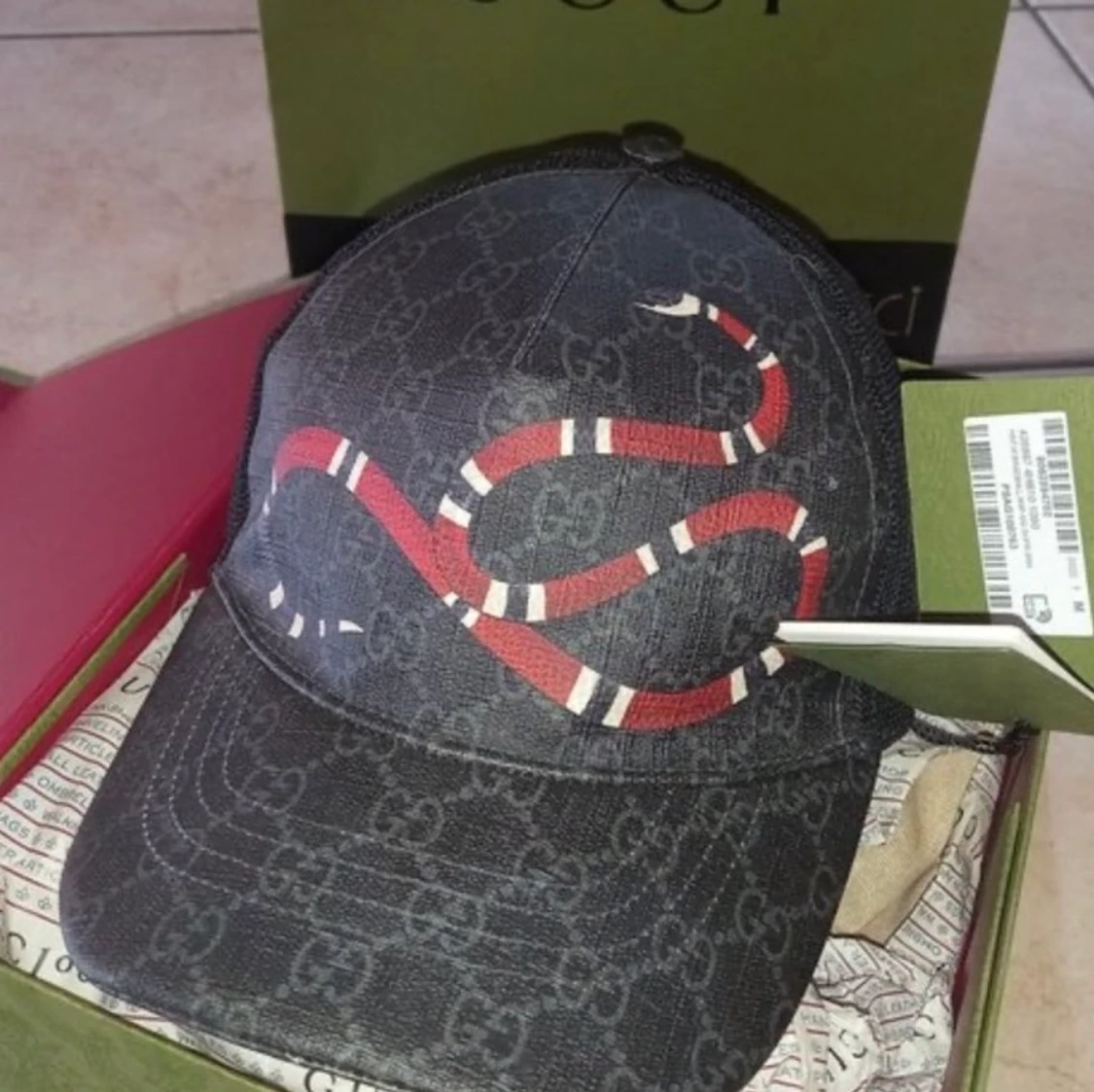 Gucci keps snake
