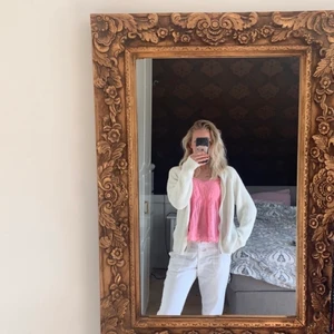 stickad kofta hm vit  - stickad vit kofta med dragkedja❤️❤️ 