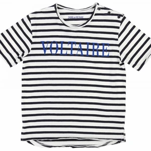 Zadig & Voltaire tshirt - Zadig&Voltaire tshirt som är blårandig. I barnstolrlek 14 men funkar även för XXS eller XS. 