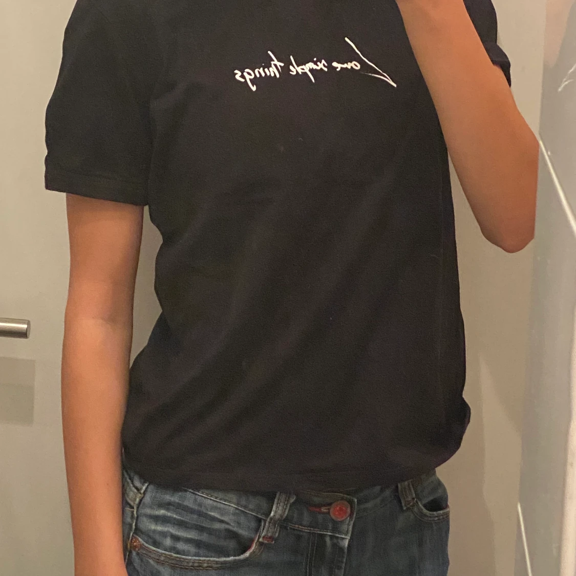 Svart t-shirt