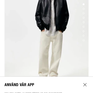 Skin bomberjacka - Hej! Säljer min skinnbomberjacka från zara i storlek s från man avdelningen. Dock som i mindre s storlek är den!🥰