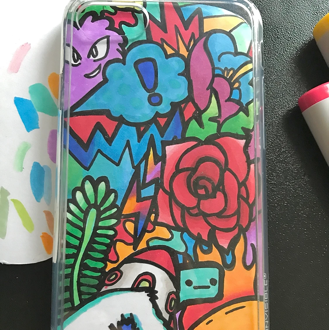 Handmålade mobilskal - 91