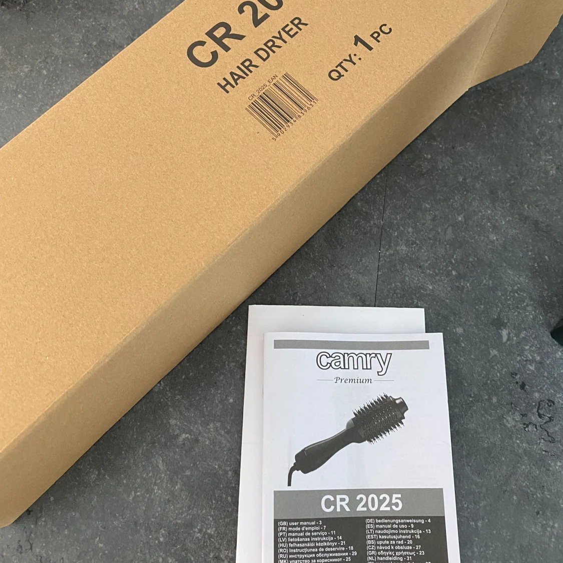 Helt ny varmluftsborste / värmeborste - 91