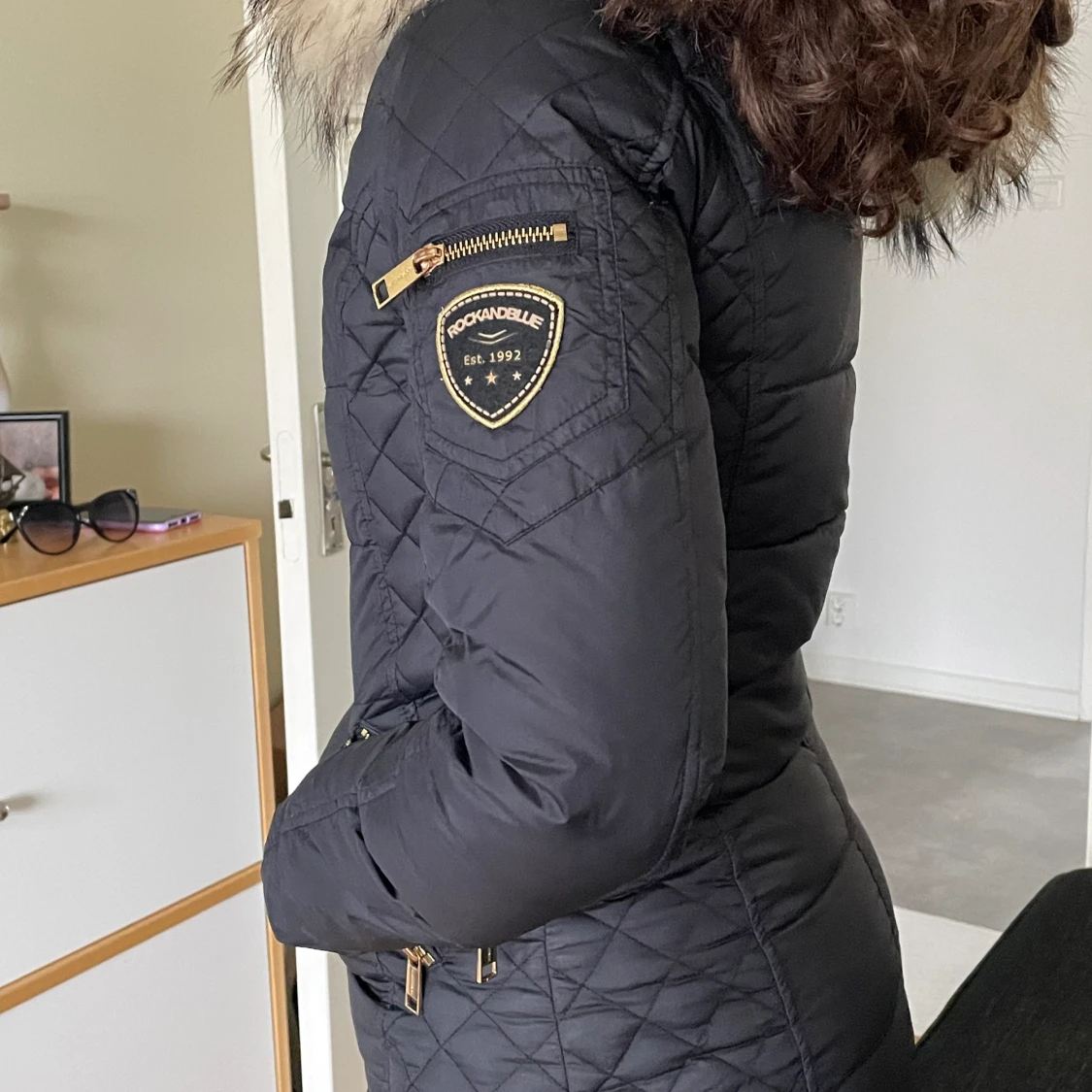 Vinterjacka med päls - 90