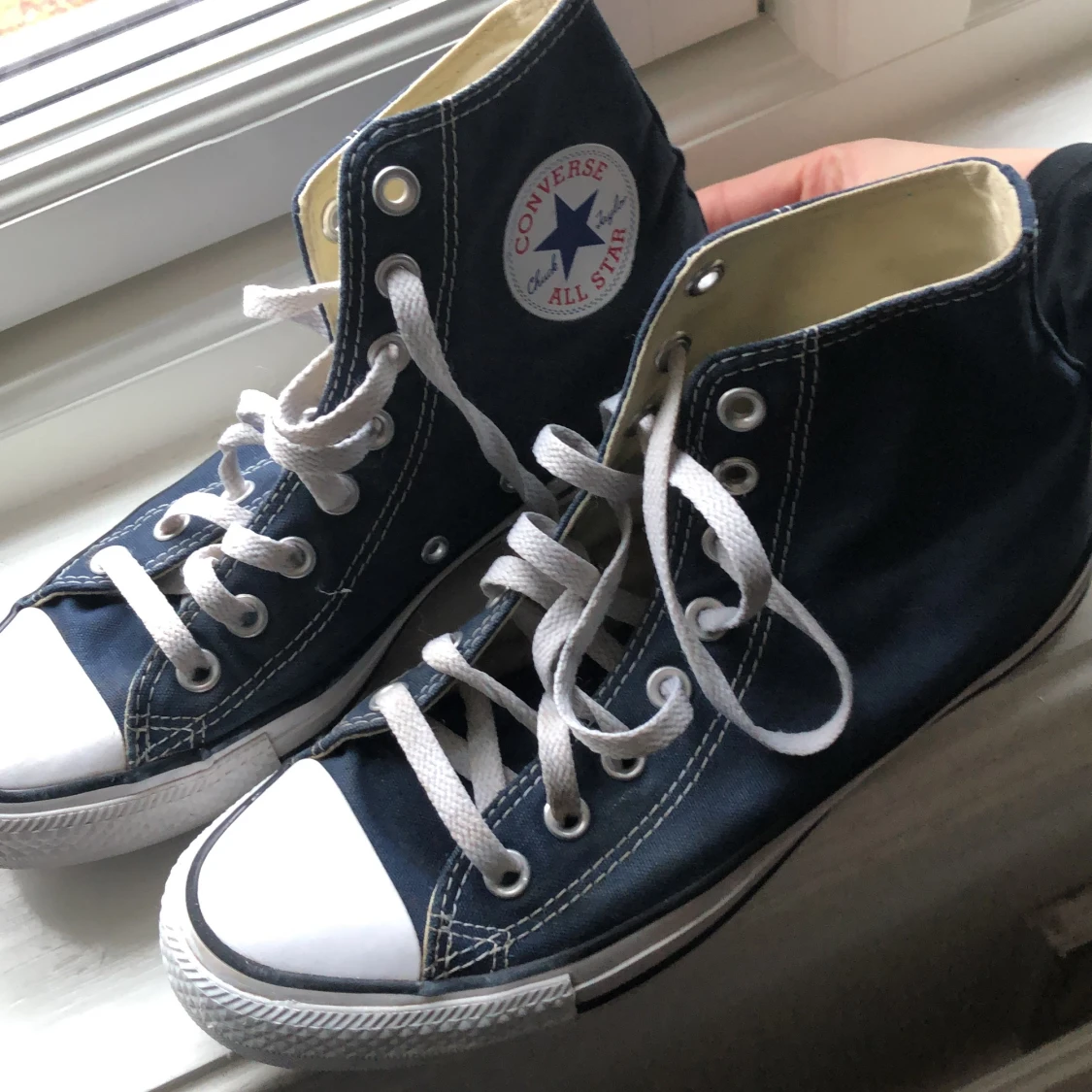 Converse, blå strl 39
