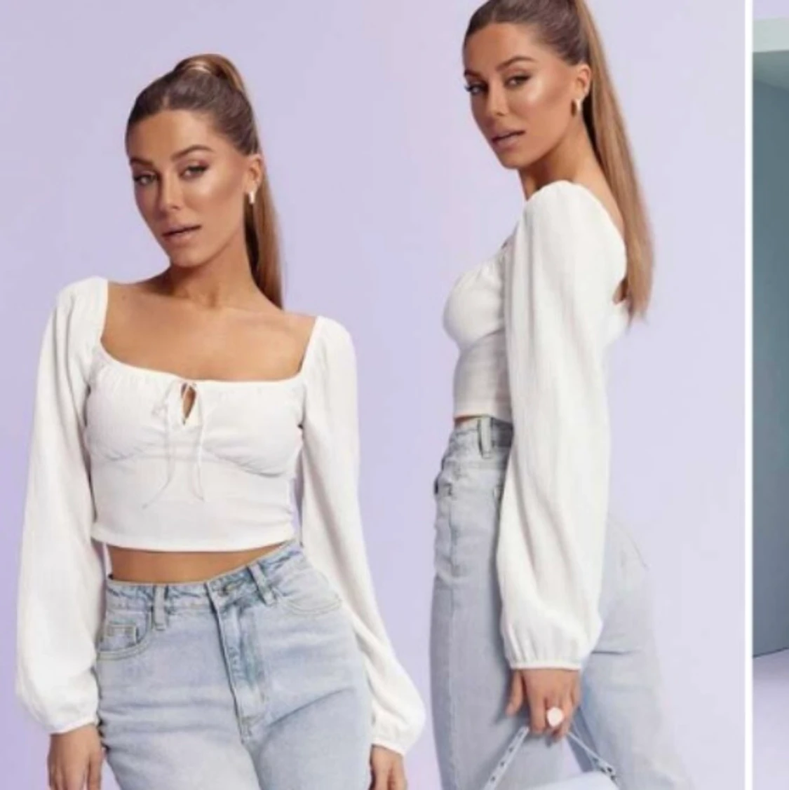 Vit topp från Bianca Ingrossos kollektion för Nelly - 91