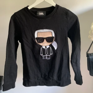 Långärmad tröja - Jätte fin tröja från Karl Lagerfeld, använda få gånger. Storlek XS, 600kr plus frakt.