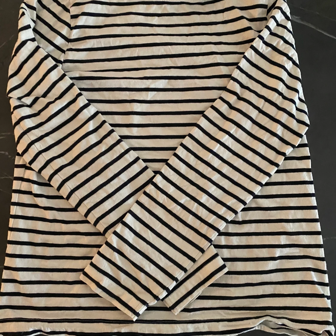 Basic långärmad randig tröja från HM