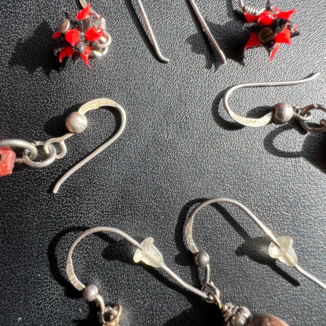 Äkta silver örhängen  - 90