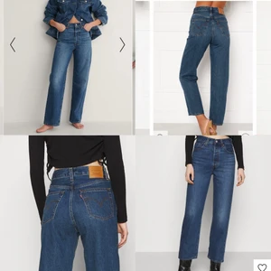 Nya levi’s ribcage straight w: 25 l:29 - Ribcage straight från Levis i den perfekta mellanblå färgen! Tvätten heter noe fog. Helt nya, endast provat dem hemma i några timmar, måste tyvärr inse att de sitter för tight på mig :(   Det är ingen stretch i jeansen , tyget är stumt men samtidigt mjukt och skönt. 79% bomull 21 %lyocell. W:25, L:29. 