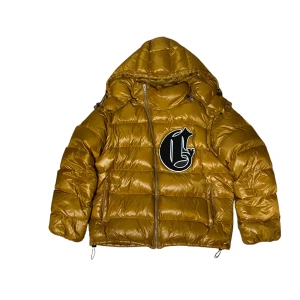 corvidae jacket - Rare yellow corvidae Puffer jacket som man kan ta av armarna och luvan så att det blir en väst. 